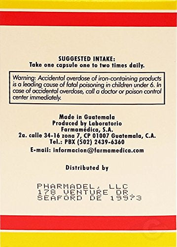 Vital Fuerte H3 100 Cap - Multivitaminico (Pack of 1)