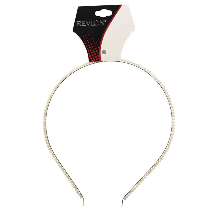 Revlon Headband, Thin Pearl, RV5012