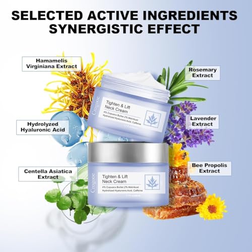 Doubao Neck Firming Cream, Moisturizer Face Cream for women, Anti-Aging Neck Creams for Tightening Lifting Sagging Skin and Hydrating