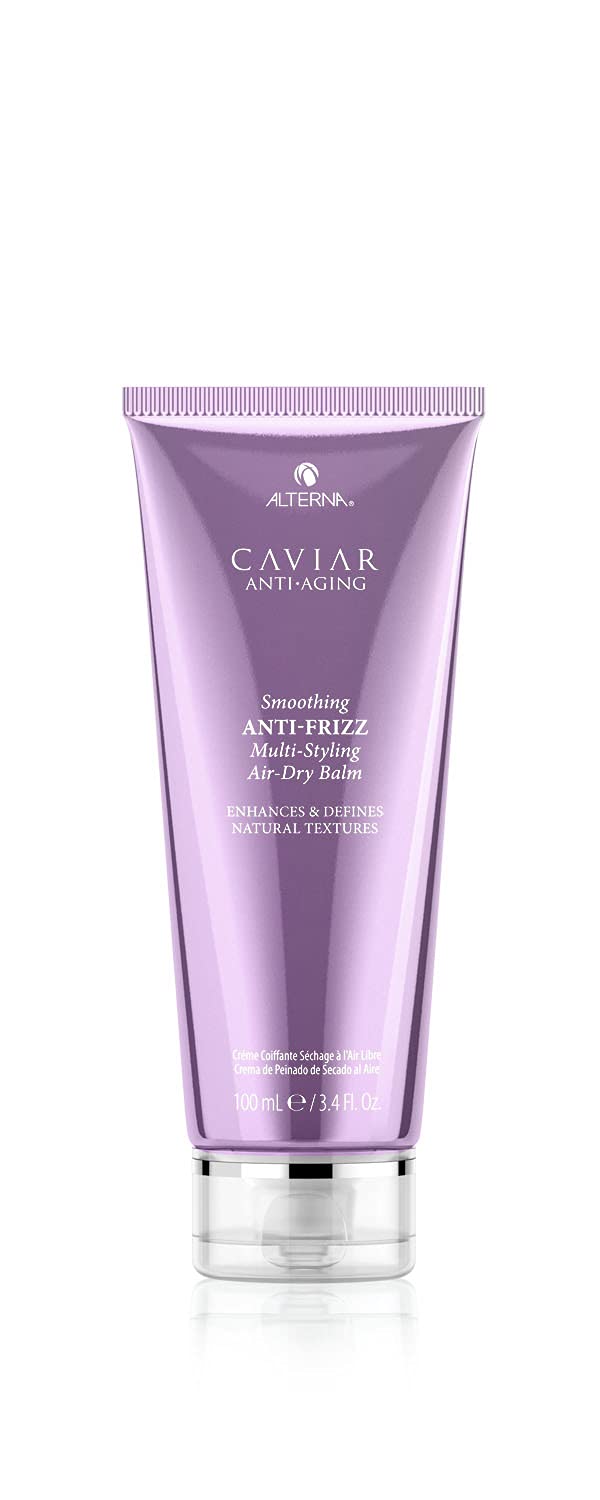 Alterna Haircare Caviar Anti-Aging Smoothing Anti-Frizz Multi-Styling Air Dry Balm, Unscented, 3.4 Fl Oz