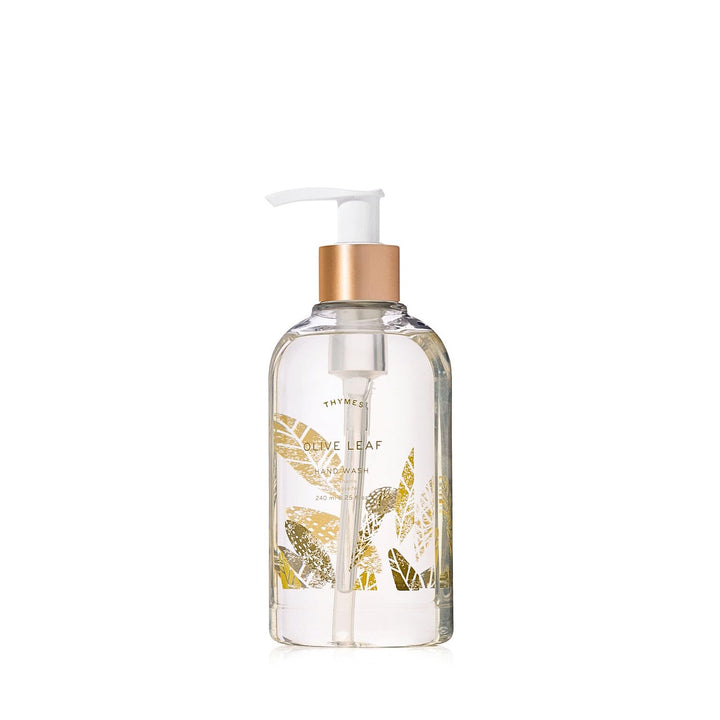 Thymes Hand Wash, Olive Leaf, 8.25-Ounce Pump Bottle