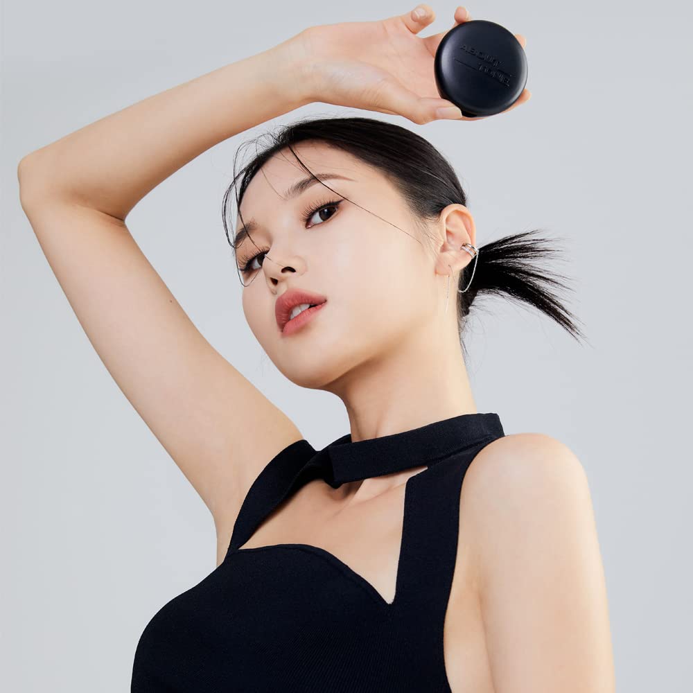 ABOUT TONE Blur Powder Pact 0.32oz - Pressed Powder Compact with Mirror and Puff Makeup Setting Finishing Blurring Natural Translucent Lightweight Face Sebum Oil Control Vegan Formula (01 FAIR)