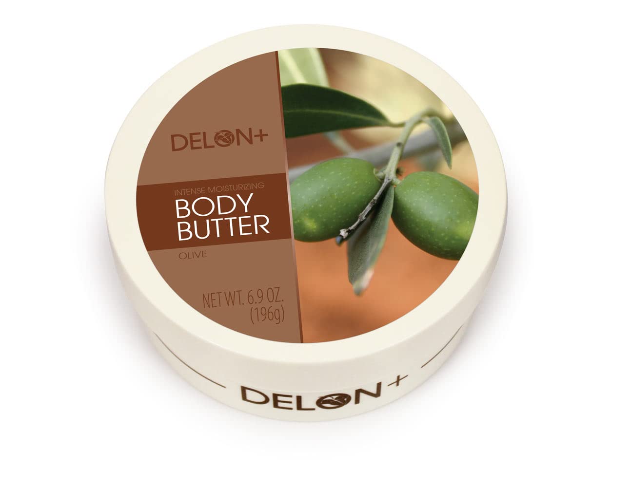 DELON Intense Moisturizing Olive Body Butter 6.9 Ounce 4 Pack