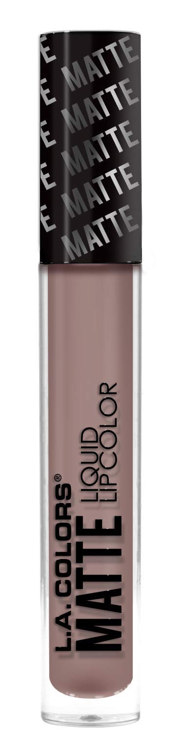 L.A. Colors Matte Liquid Lip Color, Eclipse Nude, 3.9g