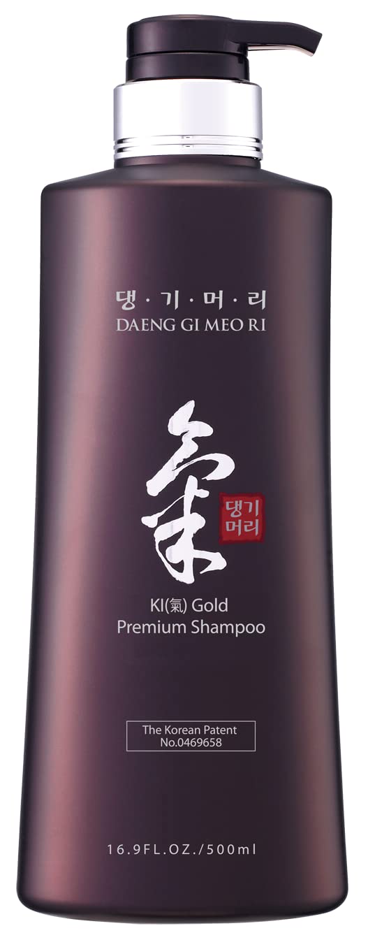 Daeng Gi Meo Ri - Ki Gold Premium Shampoo+Treatment Set (16.9 fl oz) - Nourishing Korean K-beauty Solution for Dry and Rough Hair