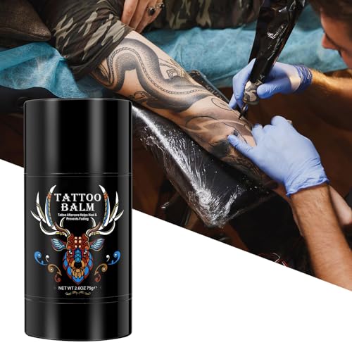 2pack Tattoo Aftercare Butter Balm, 2.6 oz, Old & New Tattoo Moisturizer Healing Brightener for Color Enhance, Natural Organic Tattoo Cream