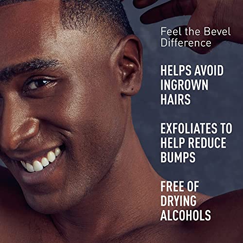 Bevel Essentials Post Shave Bump Control After Shave Cream with Green Tea and Glycolic Acid to Help Avoid Ingrown Hairs and Reduce Razor Bumps, 4 Fl Oz