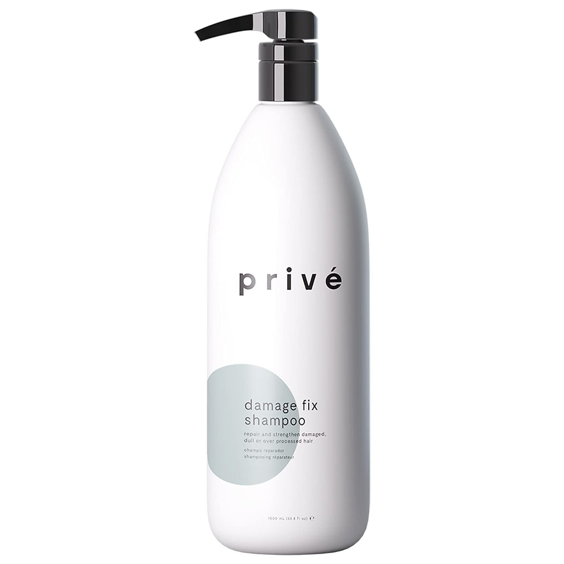 PrivÃƒ© Damage Fix Shampoo ââ‚¬â€œ Repair and Strengthen Damaged, Dull or Over Processed Hair from Within ââ‚¬â€œ Natural Ingredients ââ‚¬â€œ Vegan Cruelty-Free Color-Safe Shampoo (33.8oz)