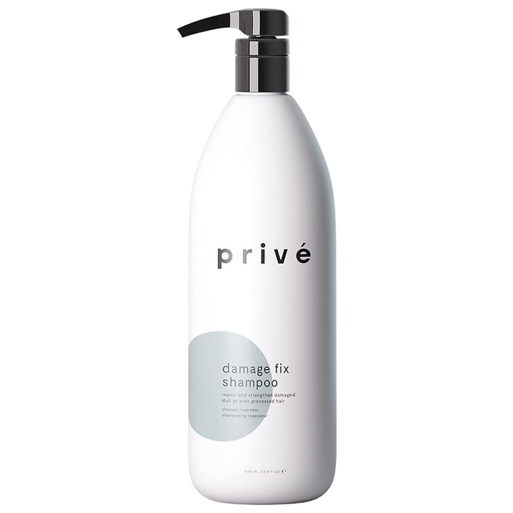 PrivÃƒ© Damage Fix Shampoo ââ‚¬â€œ Repair and Strengthen Damaged, Dull or Over Processed Hair from Within ââ‚¬â€œ Natural Ingredients ââ‚¬â€œ Vegan Cruelty-Free Color-Safe Shampoo (33.8oz)