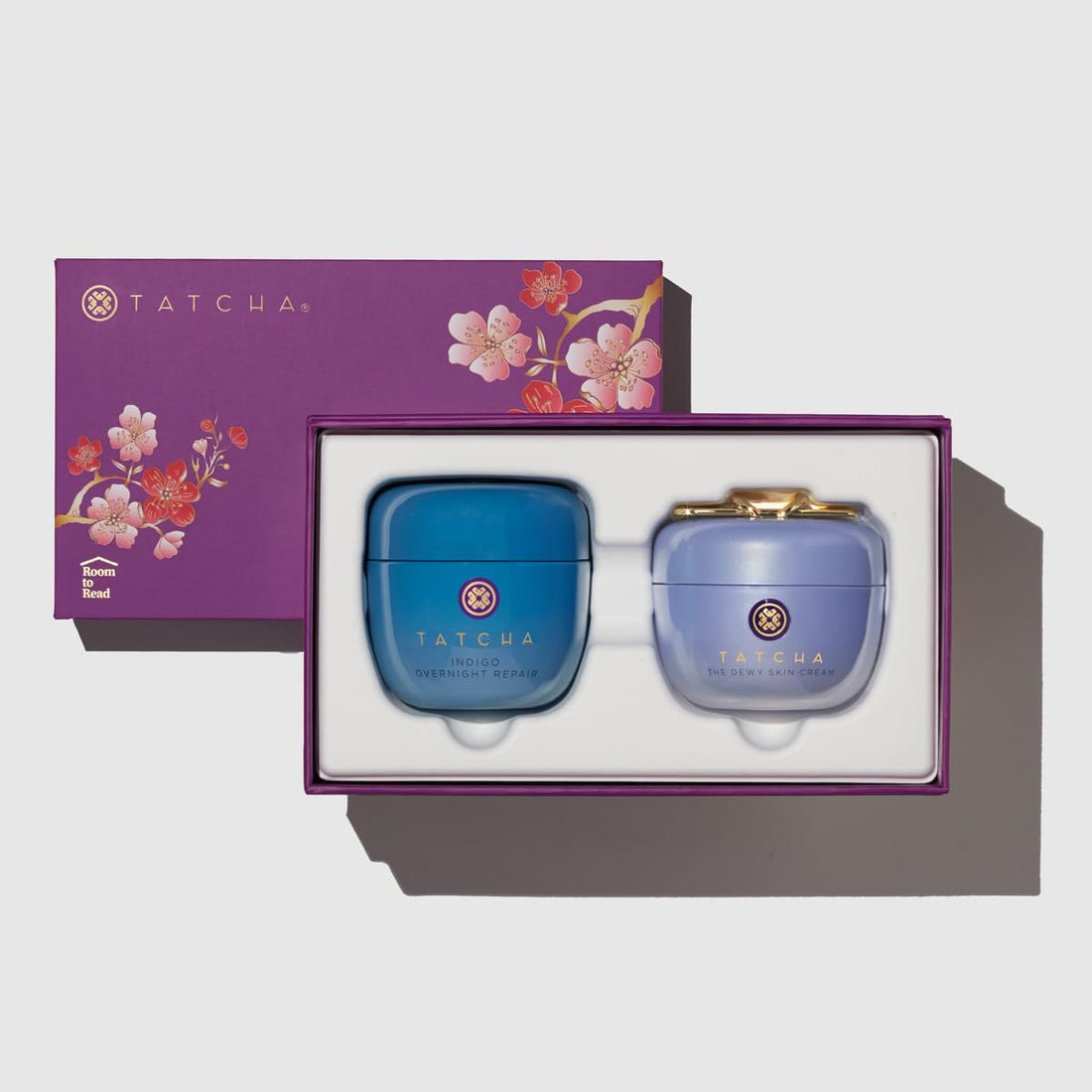 Tatcha Replenishing Nourishment Duo: AM + PM Set, Dewy Skin Cream 1.7 oz & Indigo Overnight Repair Serum 1.7 oz ($164 Value)