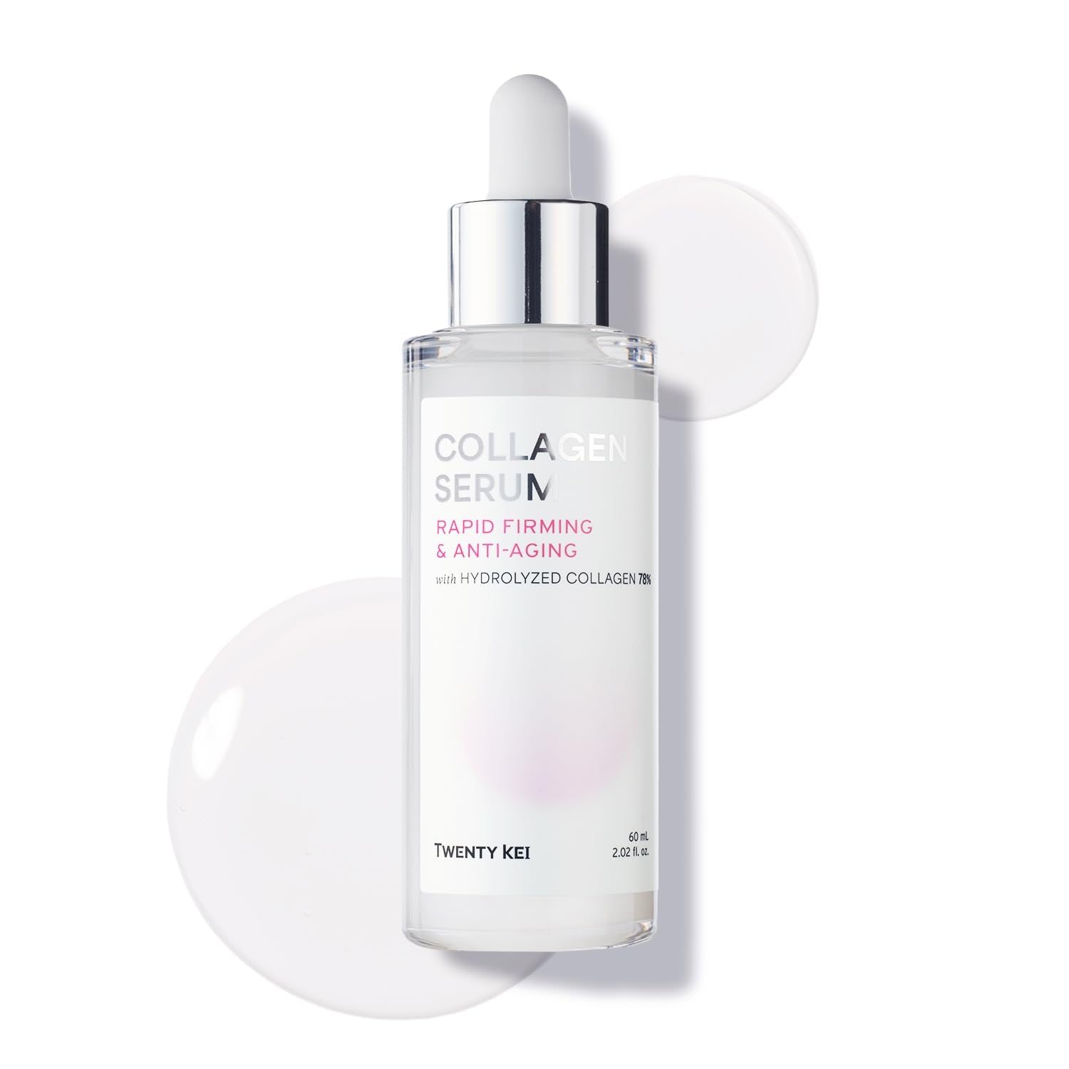 TWENTY KEI Collagen Serum for rapid firming - Hydrolyzed Collagen (2.02 Fl Oz / 60ml)