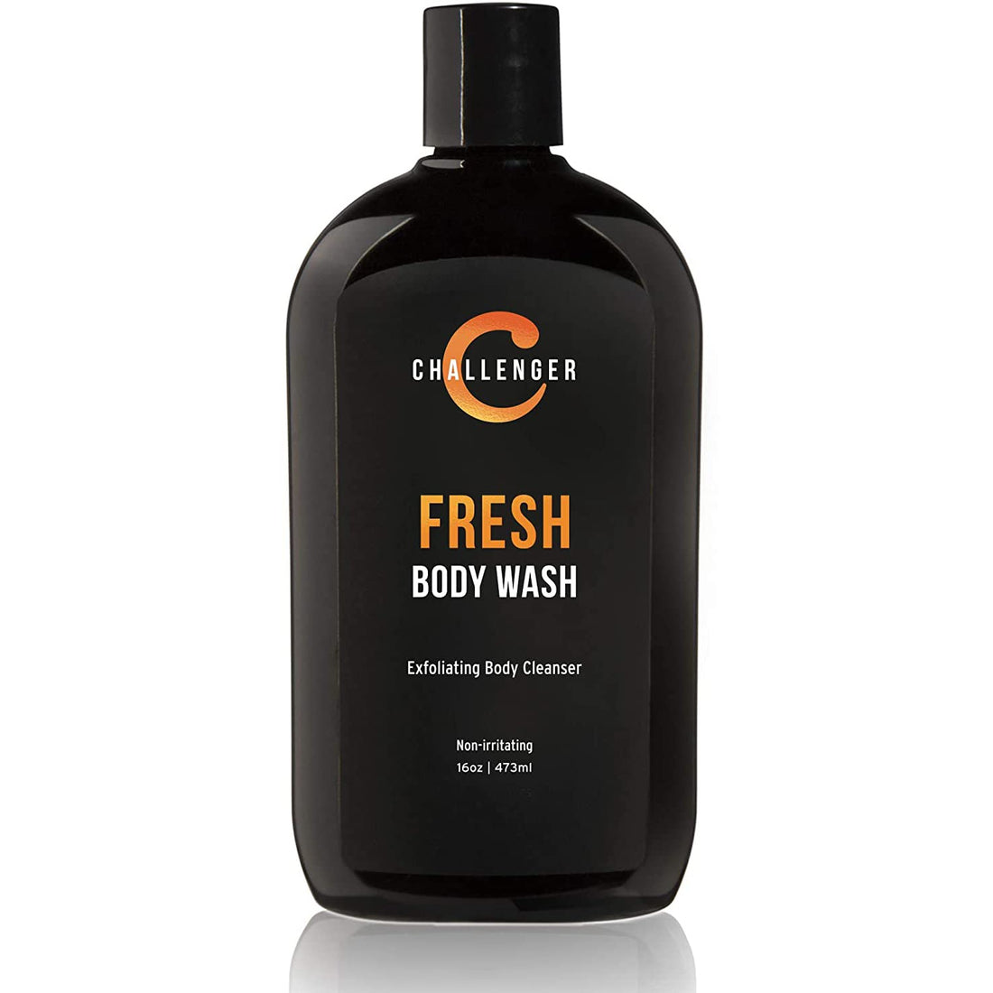 New Challenger Fresh Body Wash - 16oz Exfoliating Cleanser w/Aloe, Vitamin E, Tea Tree &.