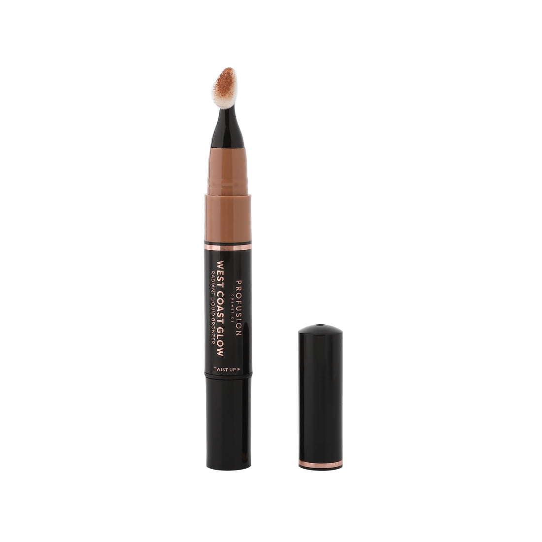 Profusion Cosmetics West Coast Glow Blush Bronzer Experience Radiant Sun-Kissed Beauty with Vitamin-Infused Liquid Formula, Lightweight, Buildable Suitable for All Skin Tones (Malibu)