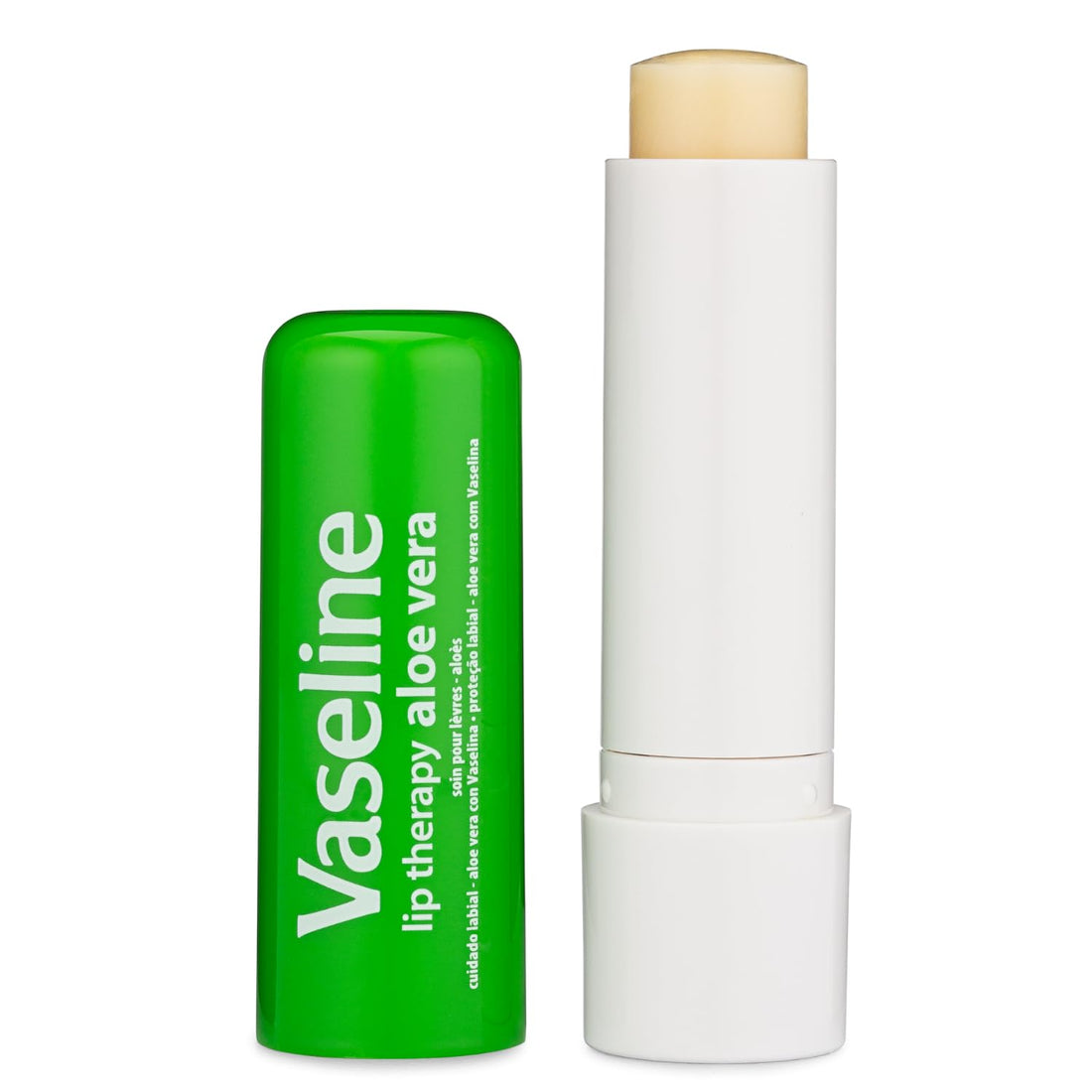 Vaseline Lip Therapy Aloe Fresh 12-Pack – Moisturizing Lip Balm for Very Dry Lips, 0.16 Oz Ea