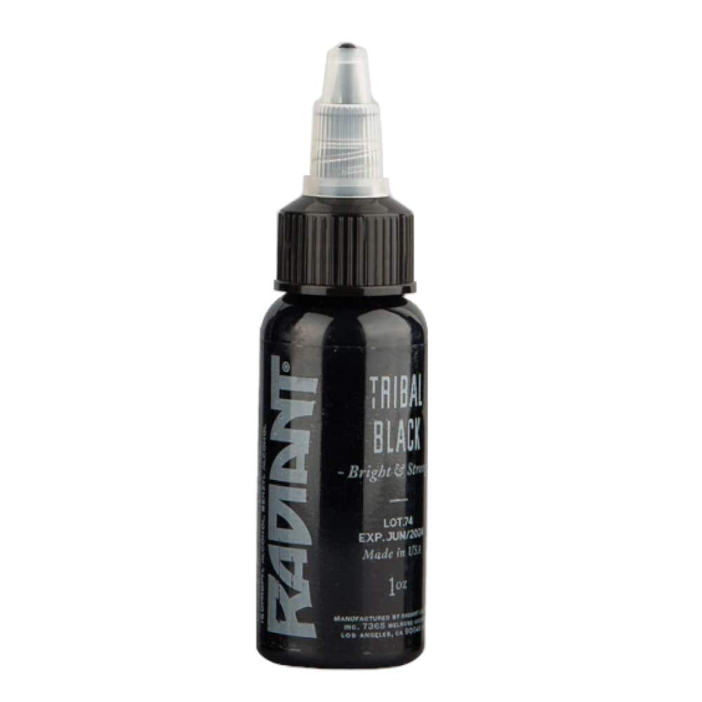 Radiant Colors - Tribal Black - Tattoo Ink 1oz MADE IN USA