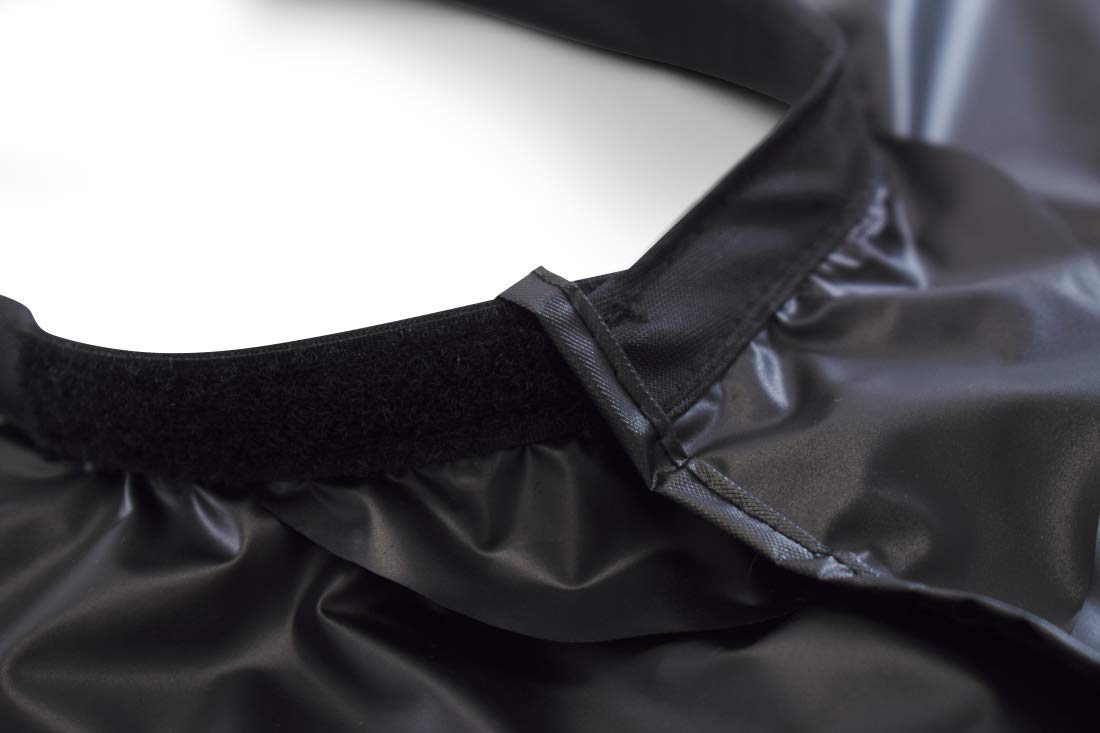 Betty Dain Magnum Shampoo Cape with Velcro Closure, Black