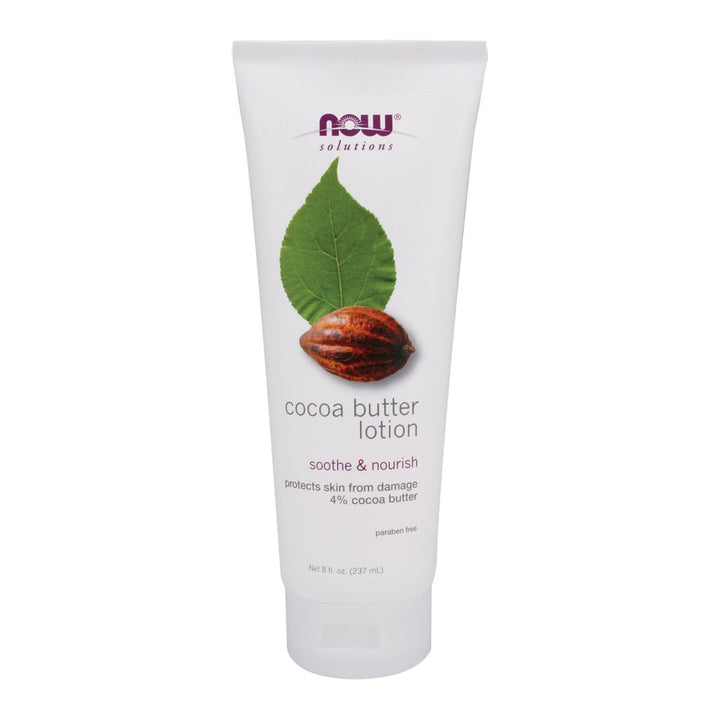 NOW Cocoa Butter Lotion,8-Ounce