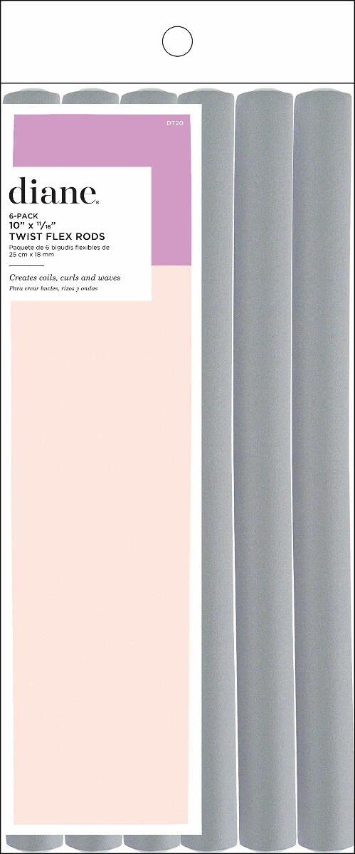 Diane Twist-Flex Rods, Grey, 11/16