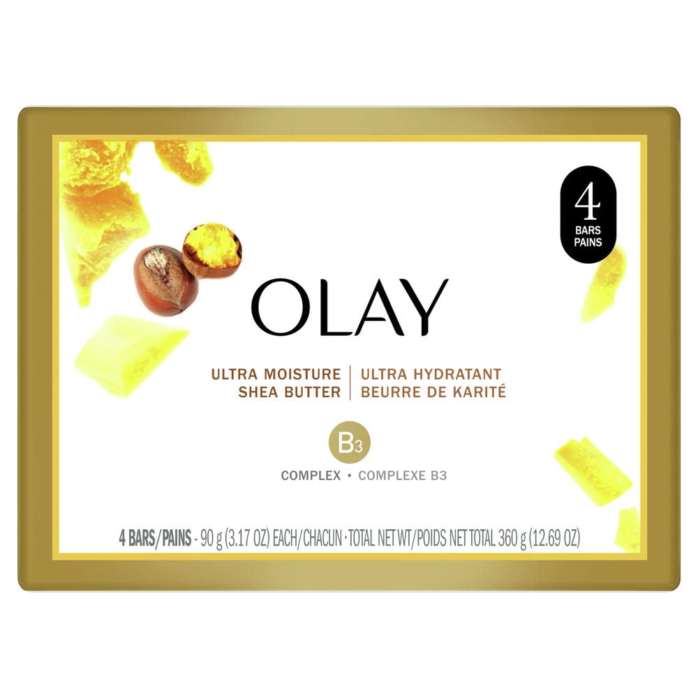 Olay Ultra Moisture Beauty Bar Soap with Shea Butter - 3.17oz - 4 ct