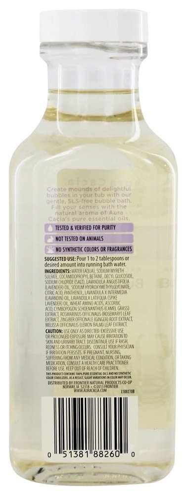 Aura Cacia Relaxing Lavender Aromatherapy Bubble Bath | 13 fl. oz.