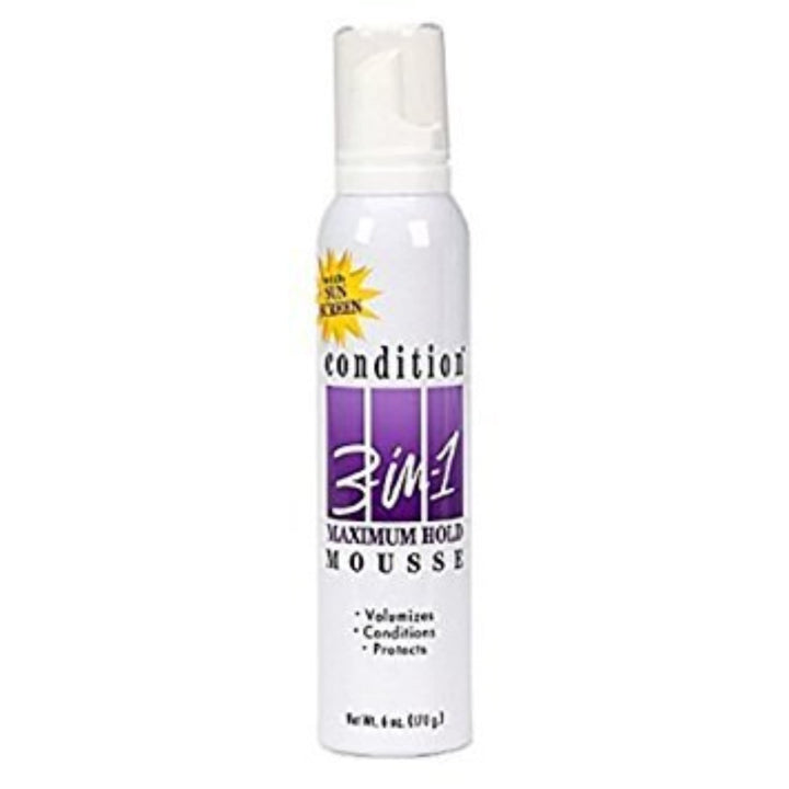 Condition 3-N-1 Mousse 6 Ounce Maximum With Sunscreen (177ml) (2 Pack)