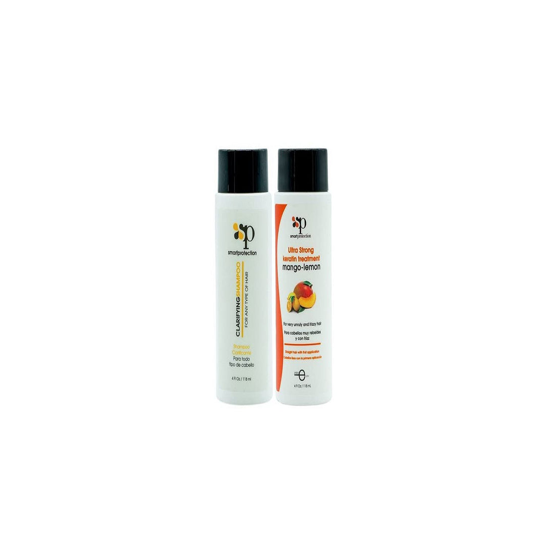 Mango Lemon Ultra Strong Keratin Treatment With Clarifying Shampoo 4oz By Smart Protection