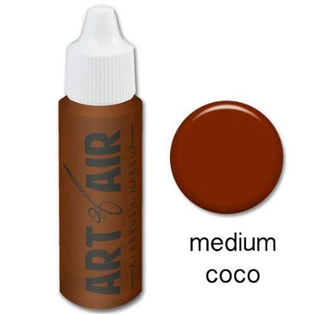 Art of Air Airbrush Makeup Foundation 1/2oz Bottle Choose Color (Medium Coco)