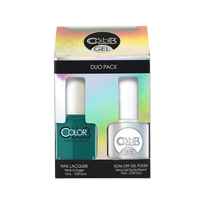 Color Club Gel TEAL FOR TWO Neon Color Club Gel + Lacquer Duo
