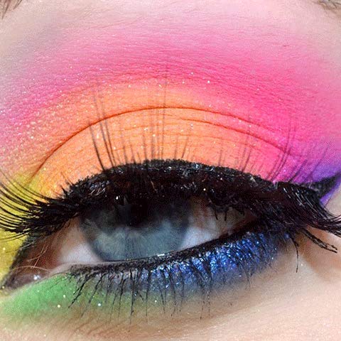 Sugarpill Cosmetics Elektrocute Neon Pigment Eye Shadow, Sparkage