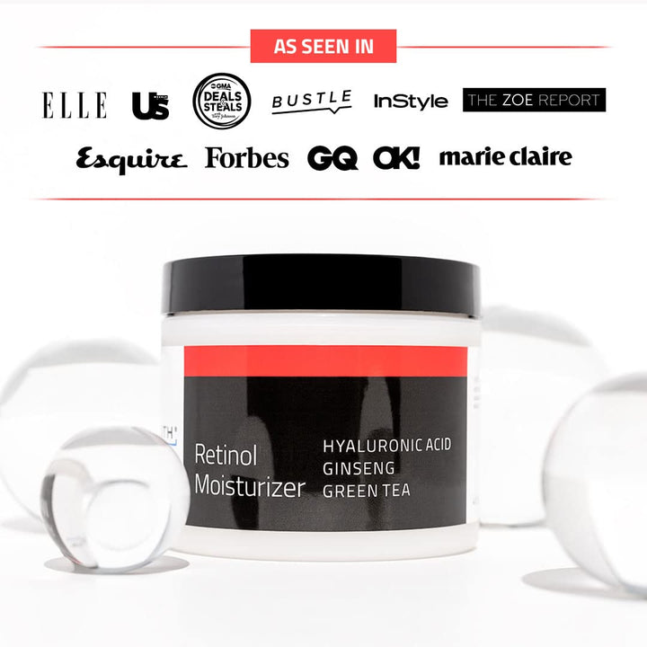 YEOUTH Retinol Cream Moisturizer 2.5% for Face with Hyaluronic Acid, Ginseng and Green Tea (2oz)