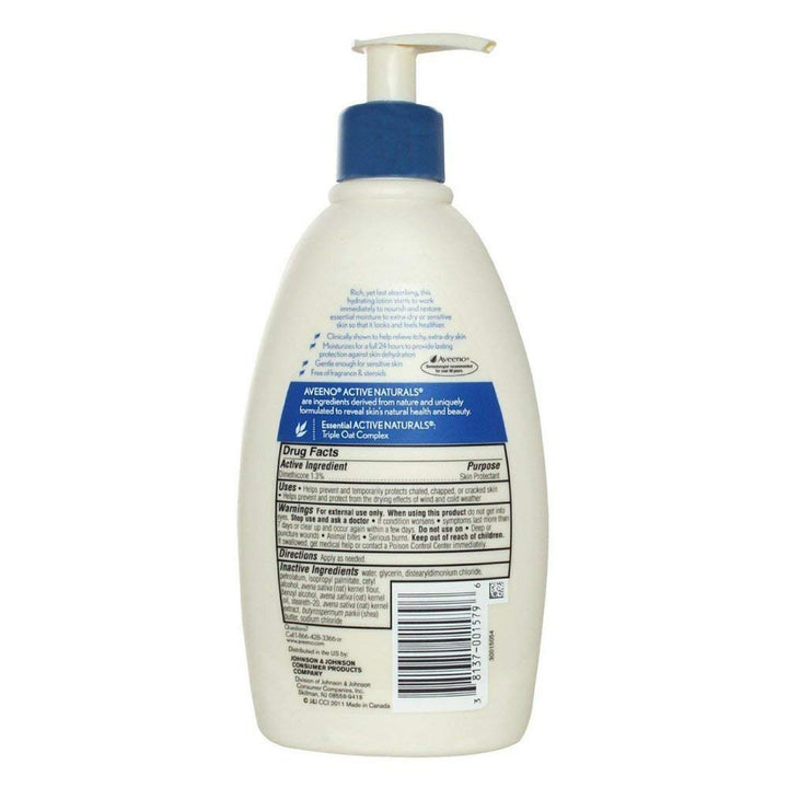 Aveeno Active Naturals Skin Relief Moisturizing Lotion, 12-Ounce Pump Bottles (Pack of 3)