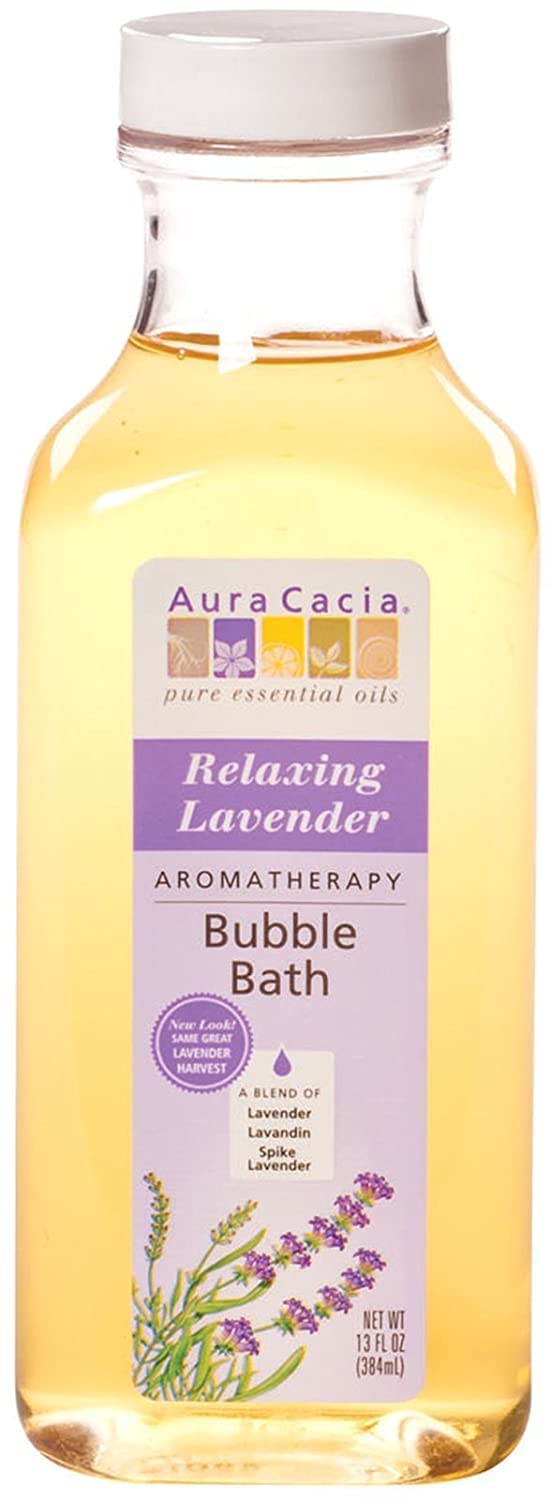 Aura Cacia Relaxing Lavender Aromatherapy Bubble Bath | 13 fl. oz.