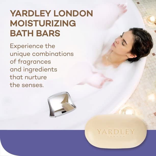 Yardley London, Bath Bar, English Lavender 4.25 Oz. (Pack Of 24)