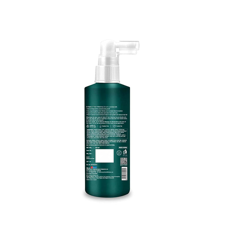 Dr Batra's Hair Vitalizing Serum, Enriched with essential vitamins, Ginseng, Capsicum, Reduces Irritability, Healthy scalp & Radiant look, Safe, Tricologists recommended (125ml)