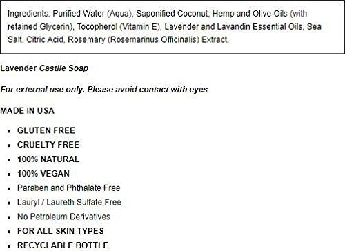 Dr. Woods Pure Lavender Castile Soap, 16 Ounce