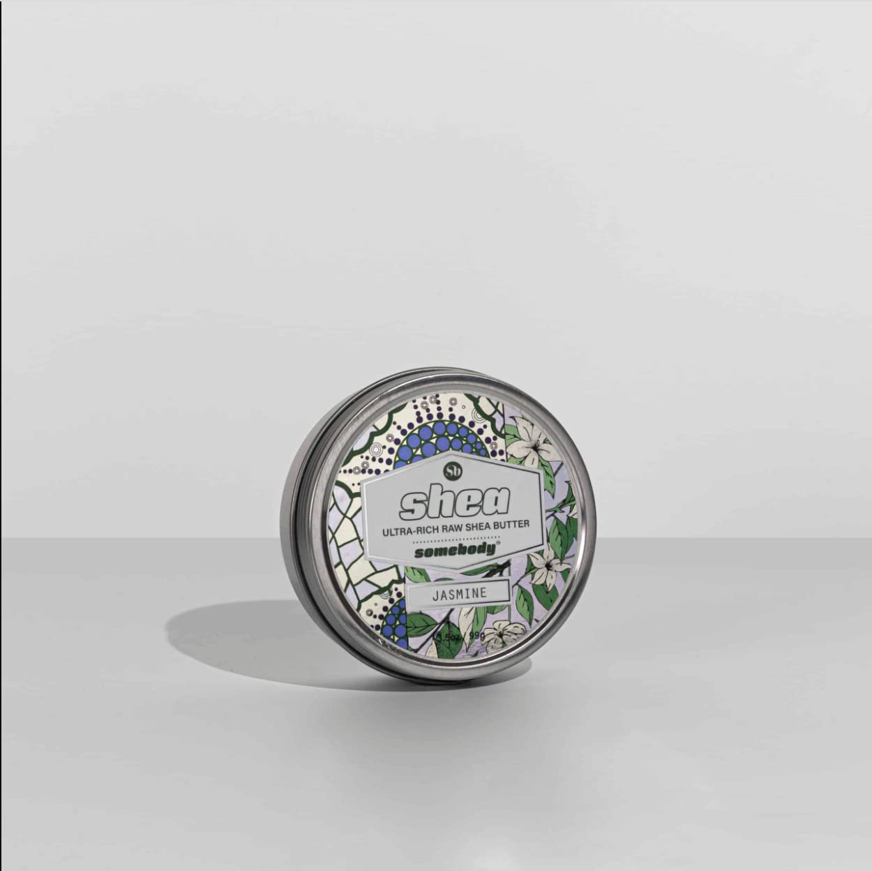 Somebody Raw Organic Shea Butter - Moisturize, Protect and Soften Skin (Jasmine 3.5oz)