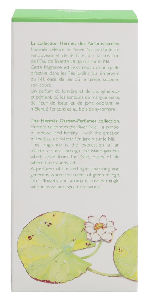 HERMES Un Jardin Sur Le Nil Eau de Toilette Spray, 100ml