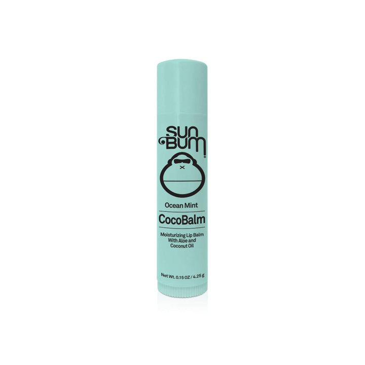 Sun Bum CocoBalm | Vegan and Cruelty Free Moisturizing Lip Balm with Aloe and Coconut Oil | Pina Colada, Ocean Mint, Groove Cherry (.15 oz) | Pack of 6 (2 of Each Flavor)