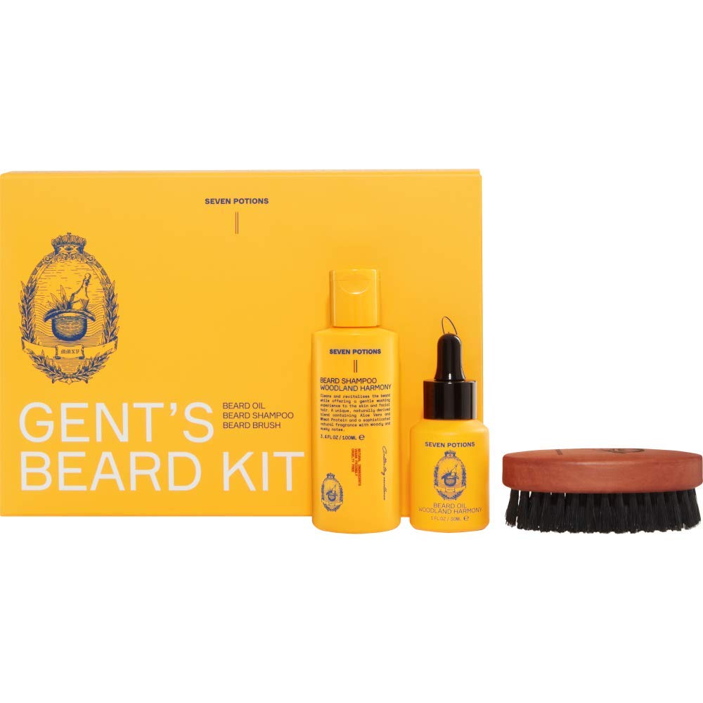 Seven Potions Beard Grooming Set. Beard Oil