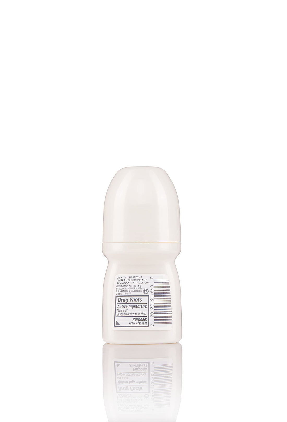 Almay Sensitive Skin Antiperspirant & Deodorant Roll-on,Fragnance Free- 1.7 Fl Oz (Pack of 6)