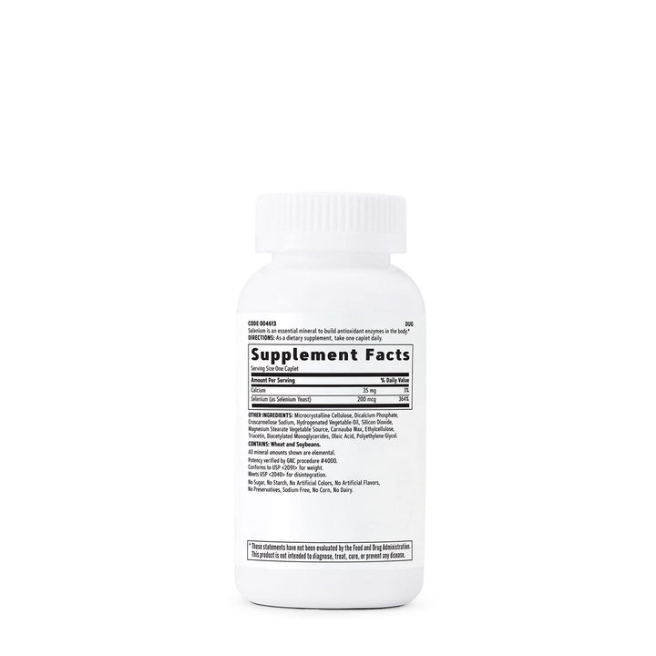 GNC Selenium 200mcg | Essential Mineral - 200 Tablets