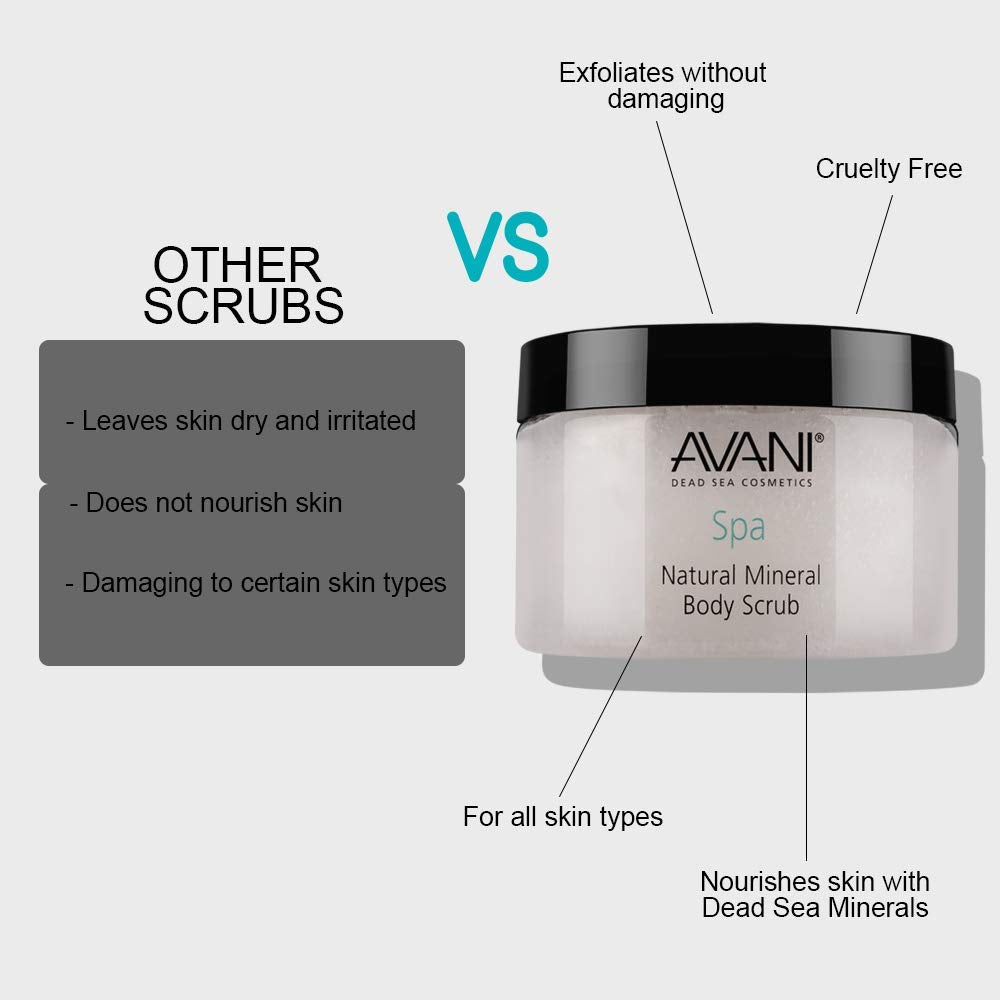 Avani Dead Sea Natural Mineral Body Scrub (Citrus/Vanilla)