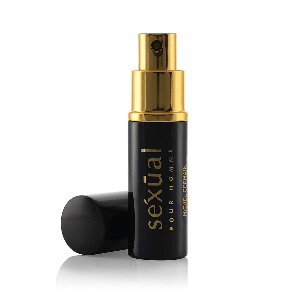 Michel Germain Sexual Pour Homme Eau de Toilette Spray, Top Notes of Indian Basil, Italian Bergamot, Italian Clementine, French Melon, Seductive Natural Oils, 4.2 Fl Oz