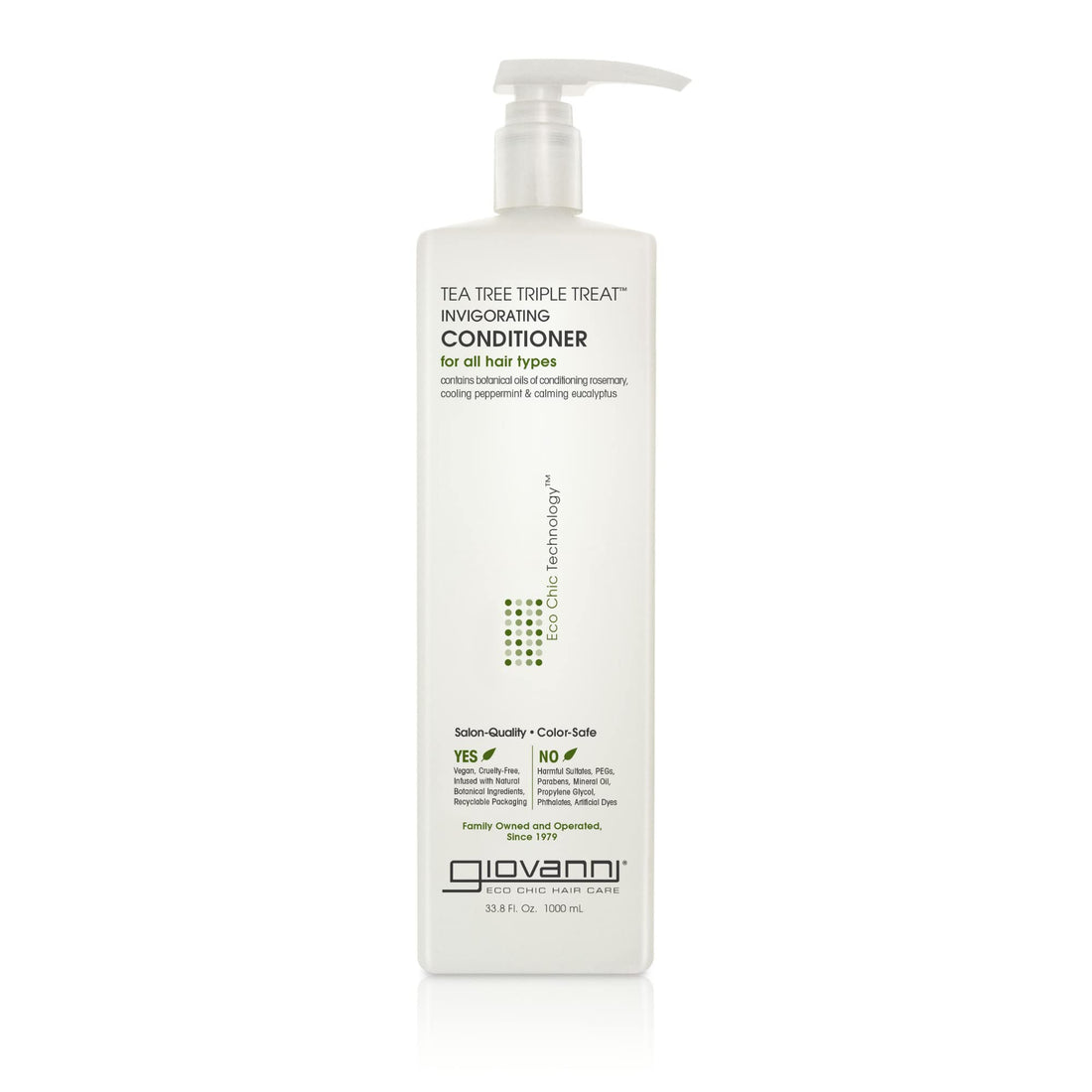 Giovanni Tea Tree Triple Treat Conditioner, 33.8 Fluid Ounce