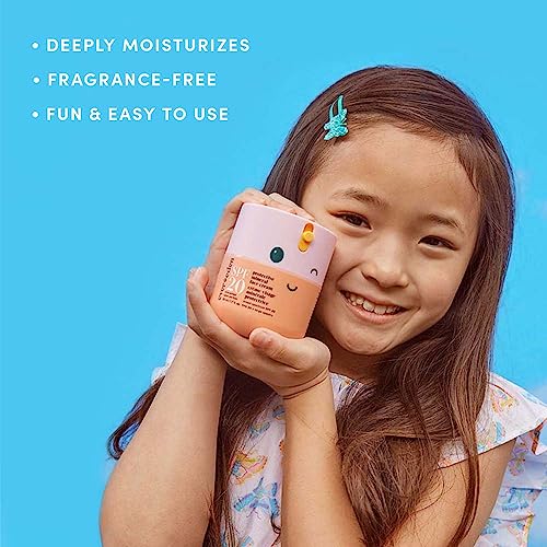 Evereden Kids Face Cream, 1.7 oz. | Fragrance-Free and Kids Face Lotion with SPF 20 | Clean and Non-Toxic Kids Face Moisturizer | Multi-Vitamin Skin Care for Kids | FSA Eligible