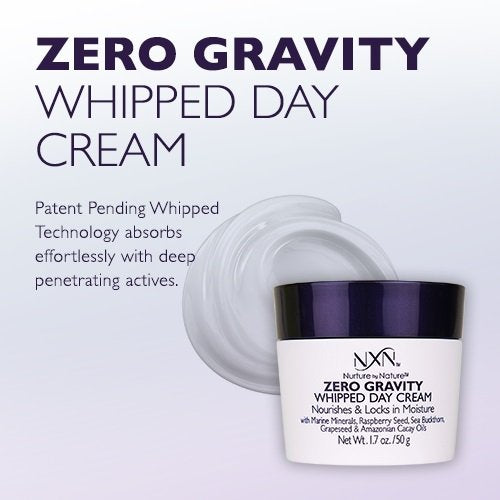 NxN Zero Gravity Whipped Day Cream Face Moisturizer, Natural and Organic Anti Aging Formula for Dry or Sensitive Skin, Men and Women, 1.7 Oz