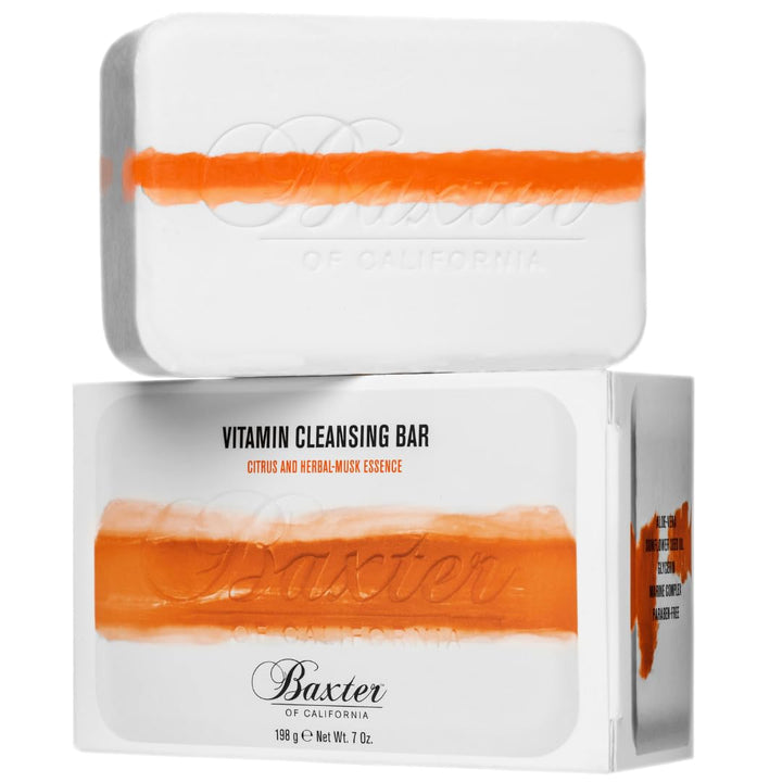Baxter Of California Vitamin Cleansing Bar, Citrus/Herbal Musk, 7 Oz.