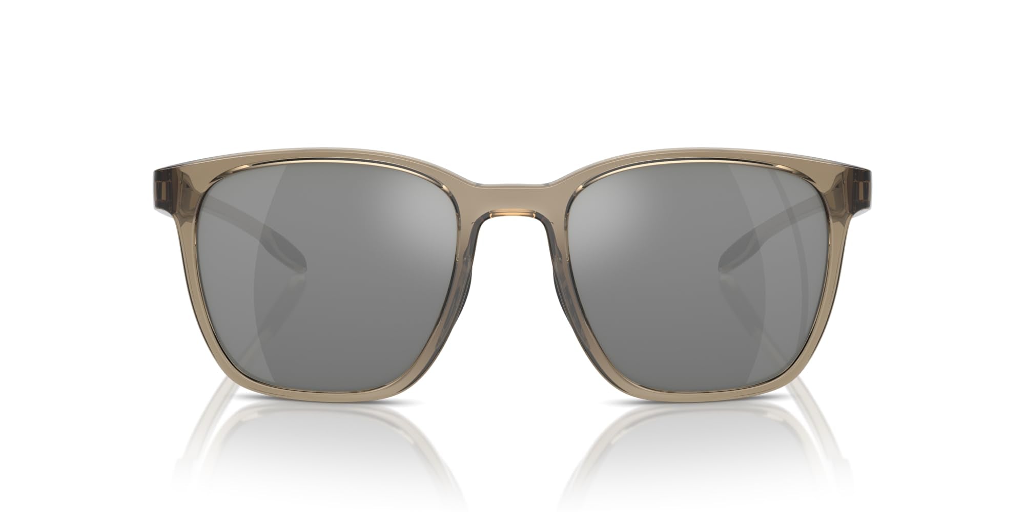 Native Eyewear Targhee Square Sunglasses, Smokey Quartz/Silver Mirrored Polarized, 54 mm