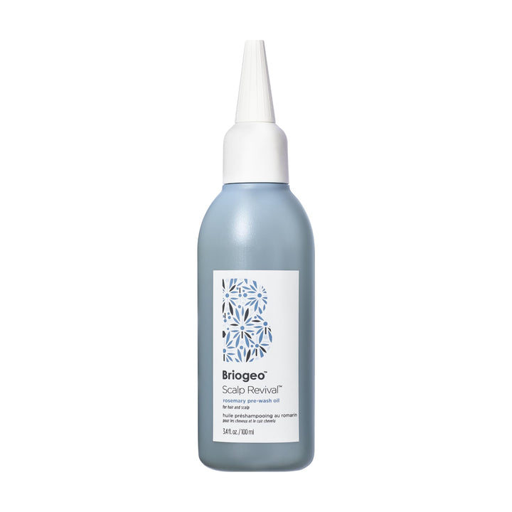Briogeo Scalp Revival Rosemary Pre-Wash Oil, Hair and Scalp, Dry Scalp Treatment for Stronger and Longer Hair, Soothe Dry Scalp, Lipids and Vitamins, Deep Moisture, Vegan, Cruelty-Free, 3.4 fl oz