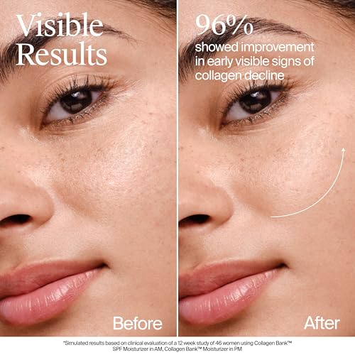 Neutrogena Collagen Bank Face Moisturizer, Daily Anti-Aging Face & Neck Collagen Cream with Bakuchiol, Face Lotion to Support Skin’s Natural Collagen for Visibly Plump Skin, 2 fl. oz